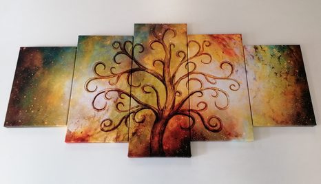 5 ΜΈΡΗ ΕΙΚΌΝΑ ΔΈΝΤΡΟ ΤΗΣ ΖΩΉΣ ΜΕ ΑΦΑΊΡΕΣΗ ΤΟΥ ΧΏΡΟΥ - OBRAZY STROMY ŽIVOTA - ΠΊΝΑΚΕΣ