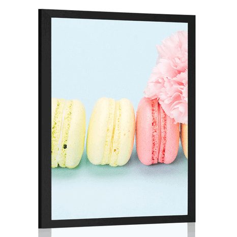 POSTER – DELIZIOSI MACARONS - CON MOTIVO CUCINA - POSTER