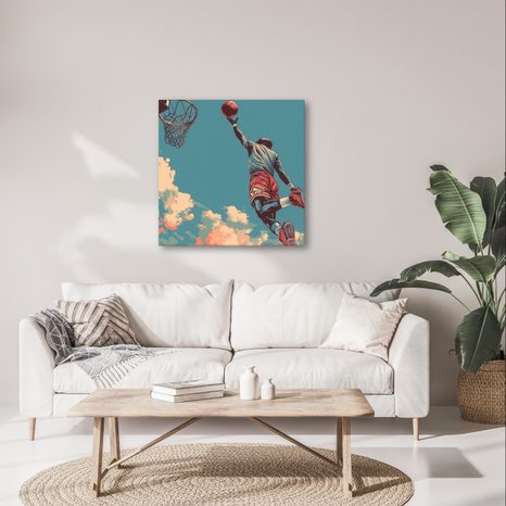 WANDBILD DYNAMISCHER MOMENT AUF DEM SPIELFELD - POP-ART-BILDER - BILDER