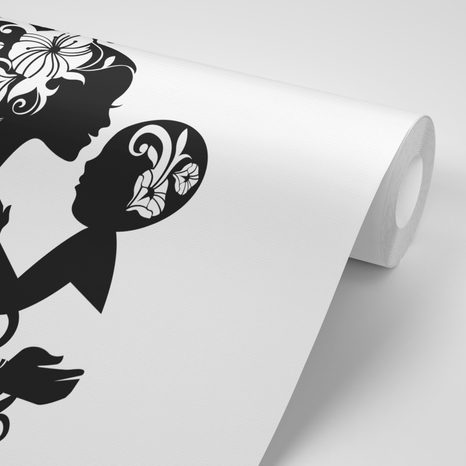 SAMOLEPÍCÍ TAPETA V NÁRUČÍ MATKY - SAMOLEPÍCÍ TAPETY - TAPETY