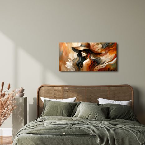 CANVAS SCHILDERIJ ELEGANTE VROUW - SCHILDERIJEN - MEGA UITVERKOOP TOT 70% 🔥