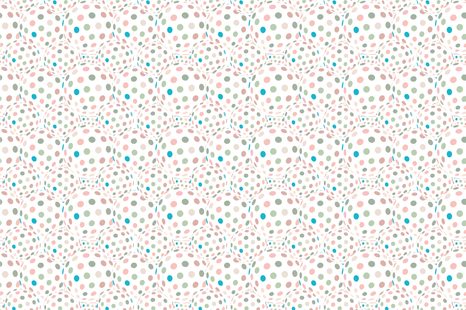 TAPETA ILUZE BAREVNÝCH KULIČEK - VZOROVANÉ TAPETY - TAPETY