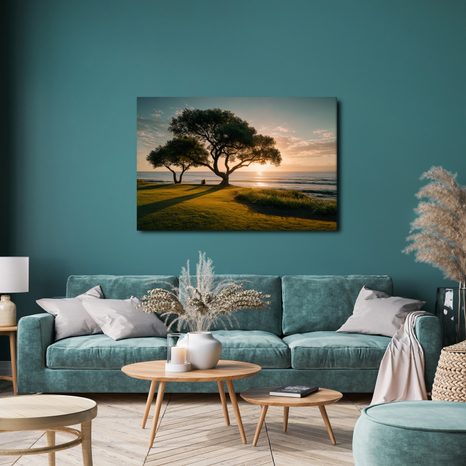 OBRAZ STROM ŽIVOTA U MOŘE - OBRAZY STROMY A LISTY - OBRAZY