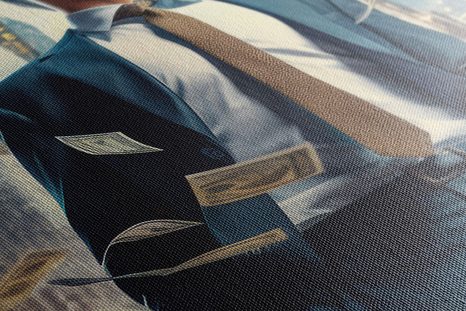 OBRAZ BYZNYSMEN Z WALL STREET - DOVIDO CHALLENGE - OBRAZY