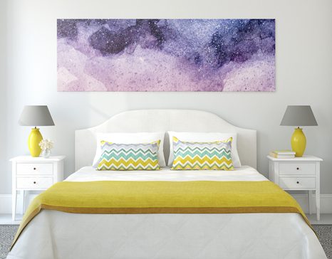 КАРТИНА НА ПЛАТНО – АБСТРАКЦИЯ НА НОЩНО НЕБЕ - АБСТРАКТНИ КАРТИНИ - КАРТИНИ