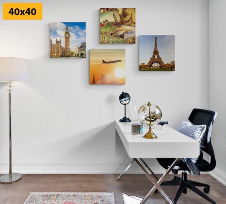 SET DI QUADRI – STORIA DI LUOGHI GRANDIOSI - COLLEZIONI DI QUADRI - STAMPE E QUADRI