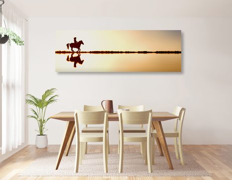 SLIKA JEZDEC NA KONJU - SLIKE ŽIVALI - SLIKE