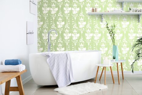 SELBSTKLEBENDE TAPETE GRÜNES VOLKSMUSTER - SELBSTKLEBENDE TAPETEN - TAPETEN