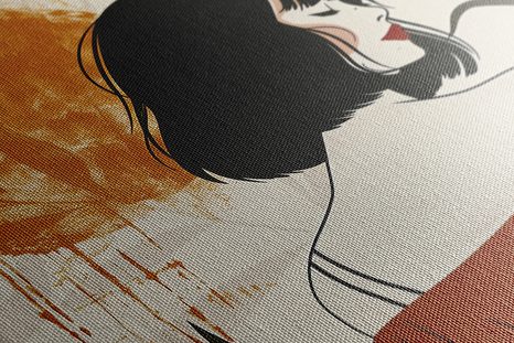 STAMPA SU TELA – JAPANDI DONNA TRA LE BRACCIA DELLA NATURA - JAPANDI QUADRI - STAMPE E QUADRI