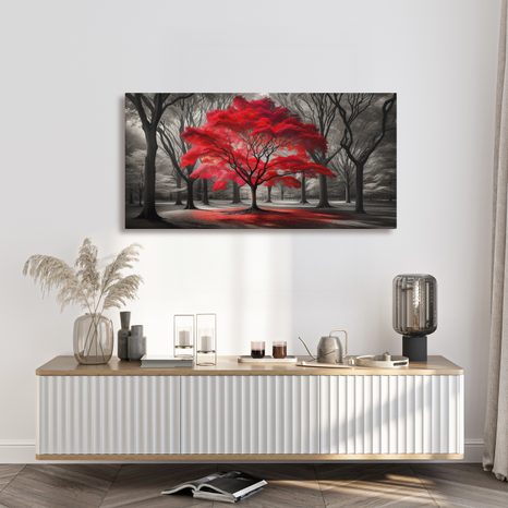 OBRAZ ZÁŘIVÝ STROM ŽIVOTA V PŘÍRODĚ - OBRAZY STROMY ŽIVOTA - OBRAZY