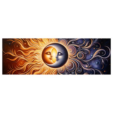 WANDBILD SONNENKUSS - WANDBILDER MOND - BILDER