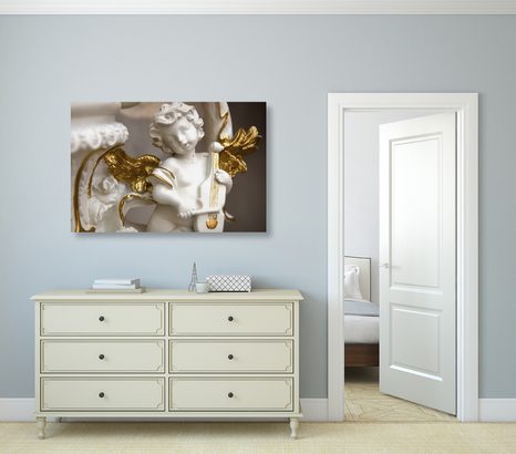 KÉP ZENÉSZ ANGYAL SZOBOR - ANGYALOS KÉPEK - KÉPEK