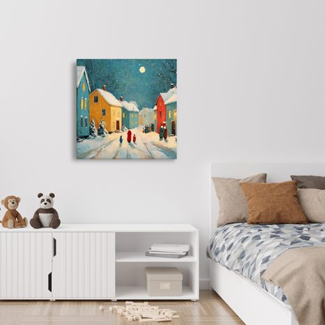 OBRAZ KLIDNÁ VÁNOČNÍ NOC - VÁNOČNÍ A ZIMNÍ OBRAZY - OBRAZY
