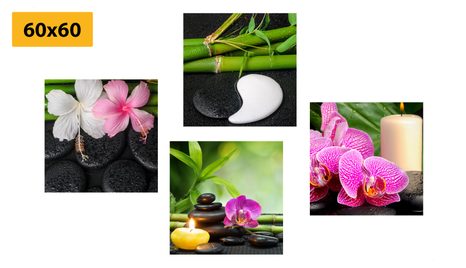 SET OBRAZŮ FENG SHUI ZÁTIŠÍ - SESTAVY OBRAZŮ - OBRAZY