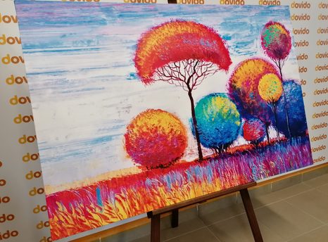 SLIKA JESENSKI GOZD - SLIKE DREVESA ŽIVLJENJA - SLIKE