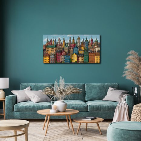 SLIKA POVIJESNA GRADSKA ARHITEKTURA - ŠARENE KUĆE - SLIKE