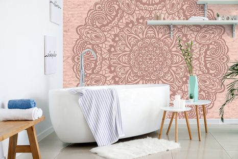 TAPETA KVĚTINOVÁ MANDALA - TAPETY FENG SHUI - TAPETY