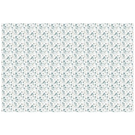 SAMOLEPÍCÍ TAPETA JEMNÉ MODRÉ KVĚTY S LISTY - ΤΑΠΕΤΣΑΡΊΕΣ - 🔥 ΣΥΝΟΛΙΚΉ ΠΏΛΗΣΗ🔥