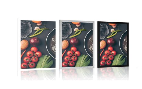 POSTER KOCHKUNST - MIT KÜCHENMOTIV - POSTER