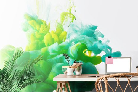 SAMOLEPÍCÍ TAPETA INKOUST V ZELENÝCH ODSTÍNECH - SAMOLEPÍCÍ TAPETY - TAPETY