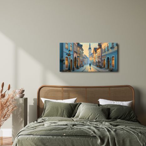 OBRAZ HISTORICKÁ MĚSTSKÁ ULICE - OBRAZY MĚSTA - OBRAZY