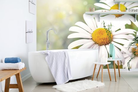 WALL MURAL DAISY FLOWERS - WALLPAPERS - 🔥 TOTAL SALE 🔥