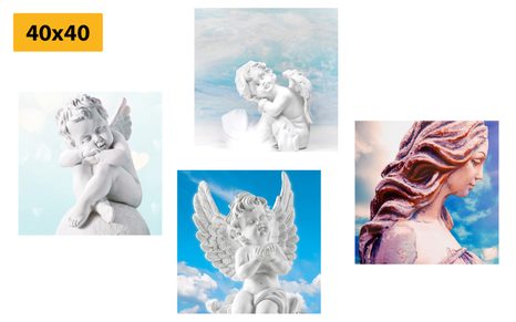 SET OBRAZŮ NEBESKÁ RADOST - SESTAVY OBRAZŮ - OBRAZY