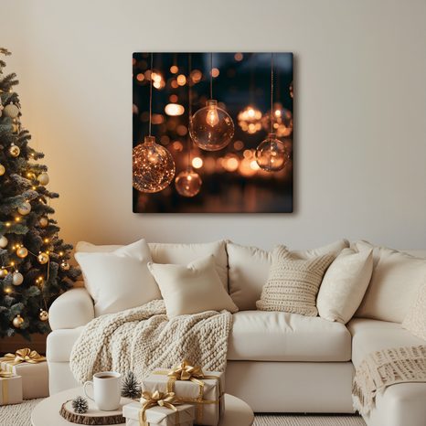 CANVASTAVLA MAGISK BELYSNING MED BOKEH-EFFEKT - JUL- OCH VINTERTAVLOR - TAVLOR