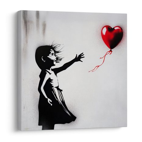 OBRAZ SRDCE VO VETRE STREET ART - OBRAZY ŽENY - OBRAZY