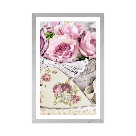 POSTER – STILE ROMANTICO VINTAGE - FIORI - POSTER