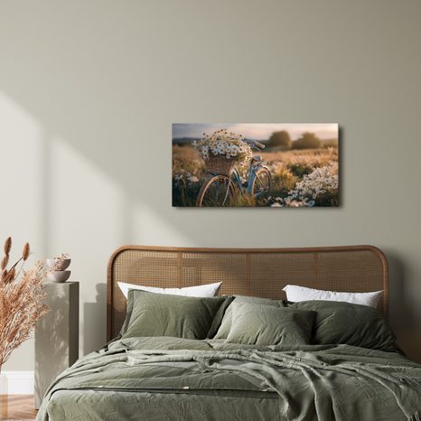 OBRAZ ROMANTICKÁ PROJÍŽĎKA MEZI KOPRETINAMI - OBRAZY POLE A LOUKY - OBRAZY