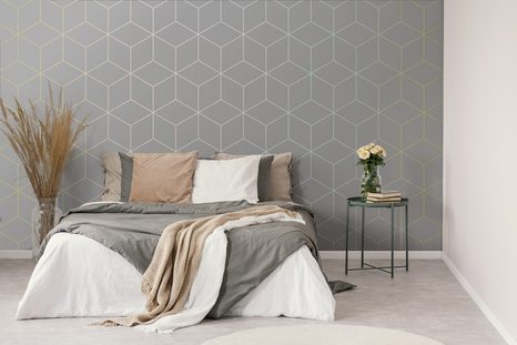 SAMOLEPÍCÍ TAPETA BAREVNÉ ŠEDÉ KOSTKY - TAPETY - TOTÁLNÍ VÝPRODEJ 🔥