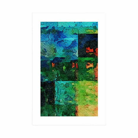 PLAKAT S PASPARTUOM MODERNA LIKOVNA UMJETNOST - APSTRAKTNI I S UZORKOM - PLAKATI