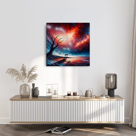 OBRAZ STROM ŽIVOTA POD HVĚZDNOU OBLOHOU - OBRAZY STROMY ŽIVOTA - OBRAZY