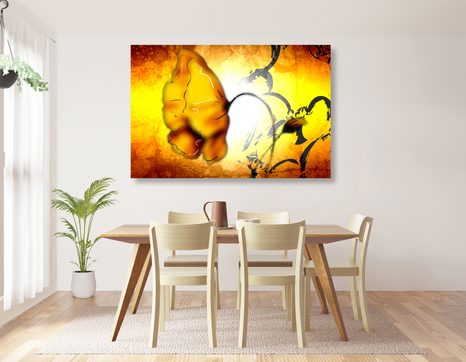 OBRAZ ETNO KVĚT - ABSTRAKTNÍ OBRAZY - OBRAZY