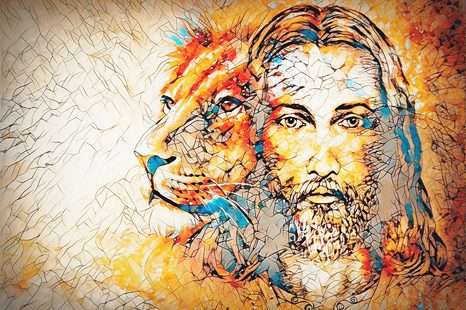 SAMOLEPÍCÍ TAPETA VŠEMOHOUCÍ SE LVEM - SAMOLEPÍCÍ TAPETY - TAPETY