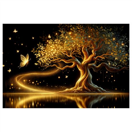 OBRAZ STROM ŽIVOTA ZLATÁ MAGIE - OBRAZY STROMY ŽIVOTA - OBRAZY