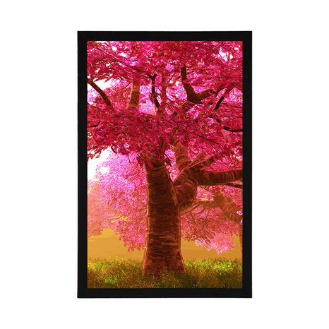 POSTER – ALBERI DI CILIEGIO IN FIORE - NATURA - POSTER