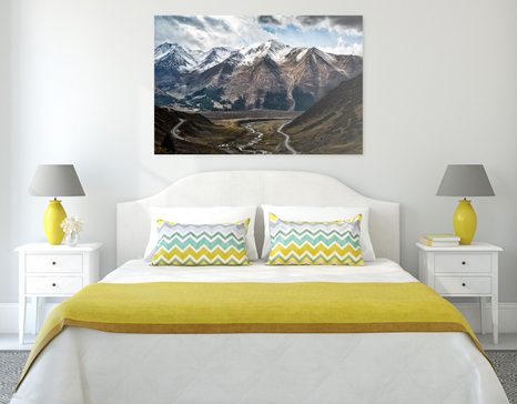 SLIKA ČUDOVITA GORSKA PANORAMA - SLIKE NARAVE IN POKRAJINE - SLIKE