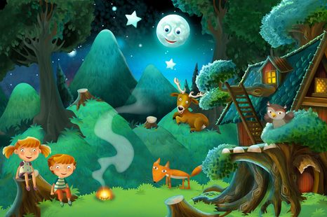 SAMOLEPÍCÍ TAPETA POHÁDKOVÝ LES - SAMOLEPÍCÍ TAPETY - TAPETY