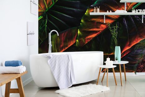 TAPETE TROPISCHE PALMENBLÄTTER - TAPETEN MIT NATURMOTIVEN - TAPETEN