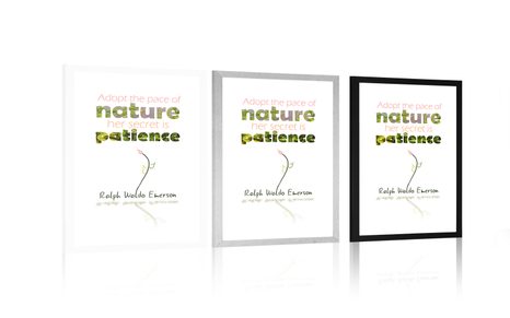 PLAKÁT S PASPARTOU CITÁT V NÁDHERNÉM PROVEDENÍ - MOTIVY Z NAŠÍ DÍLNY - PLAKÁTY