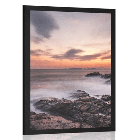 AFFICHE BEAU PAYSAGE AU BORD DE LA MER - NATURE - AFFICHES