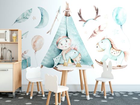 TAPETA PRO CHLAPEČKA - DĚTSKÉ TAPETY - TAPETY