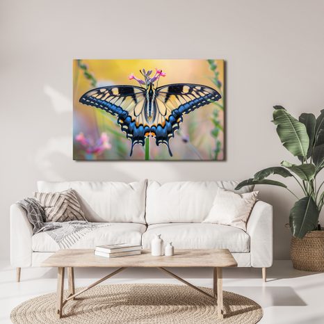 OBRAZ MOTÝL NA LETNÍM KVĚTU - OBRAZY MOTÝLI - OBRAZY