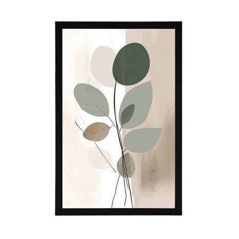 PLAKÁT ABSTRAKTNÍ BOTANICKÉ TVARY NO1 - ABSTRAKTNÍ TVARY - PLAKÁTY