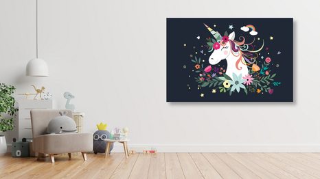 OBRAZ ROZTOMILÝ JEDNOROŽEC - DĚTSKÉ OBRAZY - OBRAZY