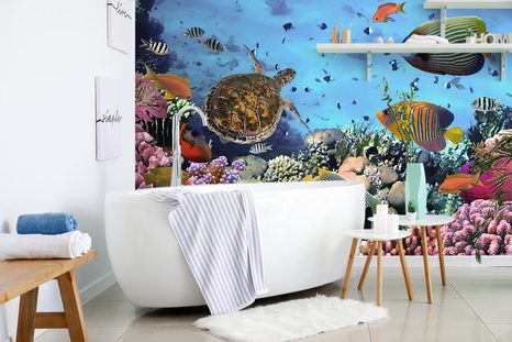 SAMOLEPÍCÍ FOTOTAPETA PODMOŘSKÝ SVĚT - SAMOLEPÍCÍ TAPETY - TAPETY