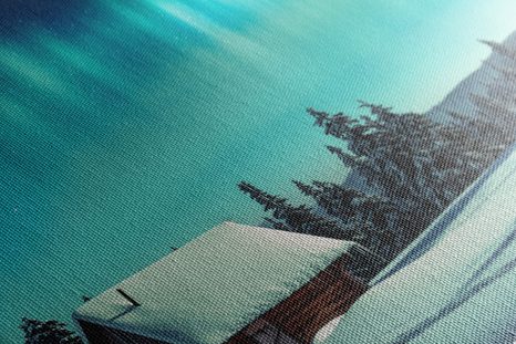 SLIKA PRAVLJIČNA ZIMSKA POKRAJINA - SLIKE NARAVE IN POKRAJINE - SLIKE