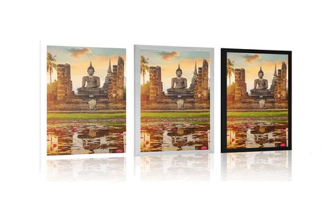 PLAKAT KIP BUDE V PARKU SUKHOTHAI - FENG SHUI - PLAKATI